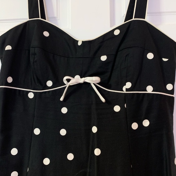 Black/white dots Sundress - Picture 4 of 12
